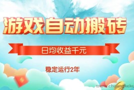 （15589期）热门游戏自动搬砖，日均收益1000+，稳定运行2年!
