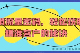 营销流量密码，轻松获取精准客户的秘诀