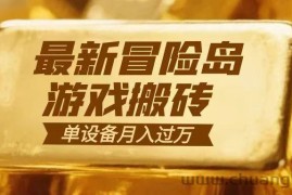 冒险岛游戏搬砖  一组账号月利润9000+