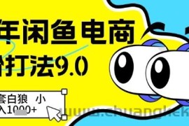 25年闲鱼电商高阶打法9.0，空手套白狼，小白日入几张