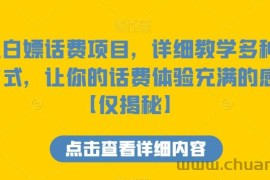 咸鱼白嫖话费项目，详细教学多种变现方式，让你的话费体验充满的感觉【仅揭秘】