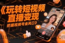 玩转短视频直播变现，把握视频号金风口