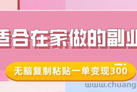 适合在家做的副业，小红书冷知识账号，无脑复制粘贴一单变现300