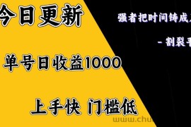 上手一天1000打底，正规项目，懒人勿扰