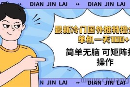 （14255期）最新国外推特撸金项目，单机一天100+简单无脑 矩阵操作收益最大【使用…