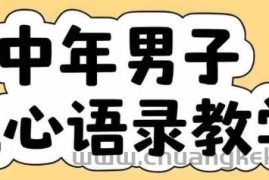 云天中年男人扎心语录图文视频，全套课程，含智能体，一键生成