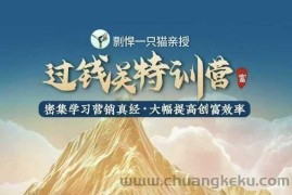 剽悍一只猫-过钱关特训营，学习营销真经 大幅度提高创富效率