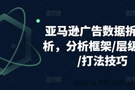 亚马逊广告数据拆解分析，分析框架/层级优化/打法技巧