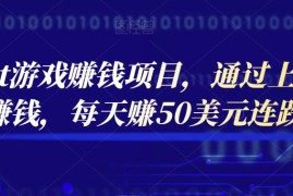 VRChat游戏赚钱项目，通过上传VR游戏模型赚钱，每天赚50美元