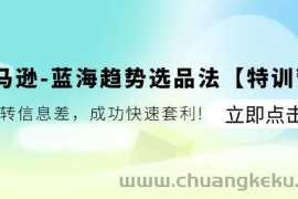 （11591期）亚马逊-蓝海趋势选品法【特训营】：玩转信息差，成功快速套利!