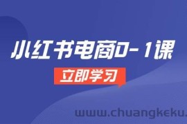 小红书电商0-1课，开店选品全流程，多平台素材处理与爆款笔记制作