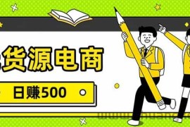 （17171期）无货源电商，一件代发，日赚500，附详细实操教程