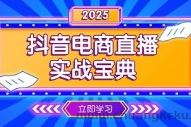 （13912期）抖音电商直播实战宝典，从起号到复盘，全面解析直播间运营技巧