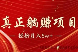 （14417期）互联网最赚钱长久项目，每日轻松到手1000，冷门赚钱项目！