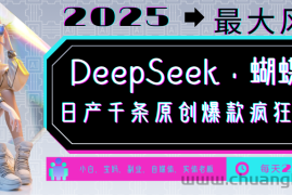 DeepSeek+蝴蝶号  中老年金主最爱 国学/心理学/养生/疗愈/情感/育儿/宠物各种赛道