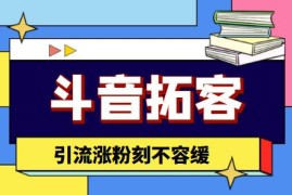 （4313期）【引流必备】外面收费399的斗音拓客脚本，号称适用所有安卓手机