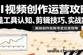 AI视频创作运营攻略：涵盖工具认知、剪辑技巧、实战案例、高效创作及账号定位变现等