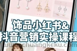 抖音+小红书饰品卖货：货源、开店、内容全教会，让新手快速掌握饰品线上营销全流程，轻松开启变现路