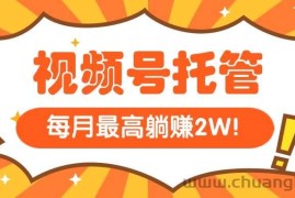 （15331期）【视频号托管 】我提供视频，你每天５分钟复制发布，最高月入1W