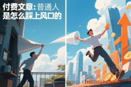 付费文章：普通人是怎么踩上风口的