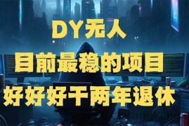 （14263期）DY无人，目前最稳的项目，矩阵放大边旅游边赚钱，好好好干两年退休