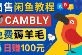 （4481期）闲鱼赚钱小技巧，每单净赚10元，日赚100元 – 出售Cambly注册教程