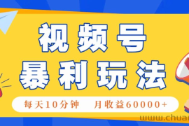 视频号AI赚钱法，每天只需10分钟，月入6万+！（超详细拆解）