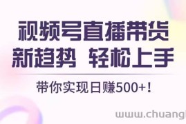 （13370期）视频号直播带货新趋势，轻松上手，带你实现日赚500+