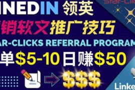 通过发布免费的营销软文，获取佣金提现，每天被动收入50美元！