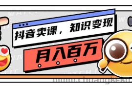 （2737期）抖音卖课，知识变现、大咖教你如何月入100万（价值699元）