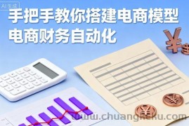 手把手教你搭建电商模型-电商财务自动化