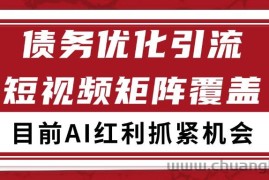 小红书某音债务优化赛道引流获客 自热矩阵日引200+