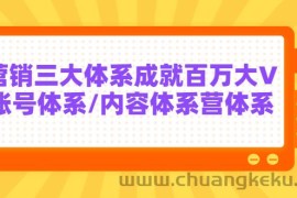 （3430期）某培训7天线上营销系统课第二十期，营销三大体系成就百万大V