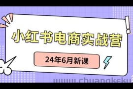 （10984期）小红书电商实战营：小红书笔记带货和无人直播，24年6月新课