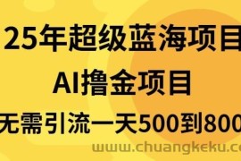 （13746期）25年超级蓝海项目一天800+，半搬砖项目，不需要引流