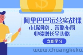 （12385期）阿里巴巴运营实战课：市场洞察、策略布局、业绩增长全攻略