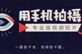 高高手王海波·教你用手机拍摄专业级视频短片，一图胜千言，视频胜千图