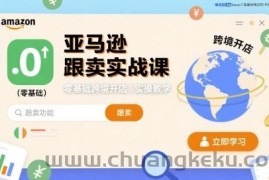 亚马逊跟卖实战课，零基础跨境开店实操教学