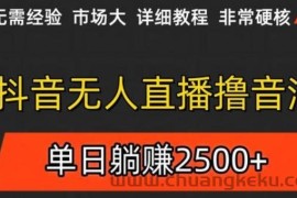 抖音无人直播6.0 简单无脑可矩阵 每天两小时轻松躺赚500+