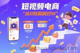 短视频电商：短视频变现从0到盈利过W