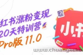 （15432期）小红书涨粉变现120天特训营Pro版11.0：从0到1掌握平台运营,内容制作和变现