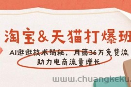 （14106期）淘宝&amp;天猫 打爆班，AI逛逛技术揭秘，月薅36万免费流，助力流量增长