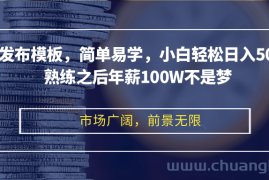 （12973期）剪映发布模板，简单易学，小白轻松日入500+，熟练之后年薪100W不是梦