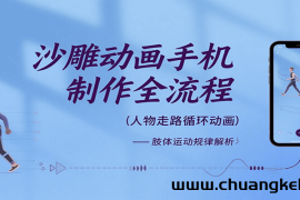 沙雕动画手机制作全流程，关键帧动画、走路、表情变换、场景反向移动、车内人物添加等