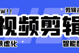 （6315期）菜鸟视频剪辑助手，剪辑简单，编辑更轻松【软件+操作教程】