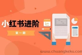 小红书进阶篇，零基础小白实战课，普通人变现的课程