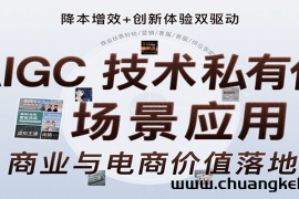 AIGC技术私有化场景应用，内容创作/视觉设计/私有化部署/商业应用/电商运营等