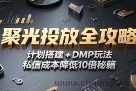 （15254期）2025小红书聚光投放全攻略，计划搭建+DMP玩法，私信成本降低10倍秘籍