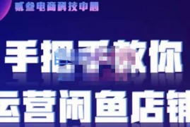 贰叄电商·闲鱼零基础运营课程实战教学（2022版），解无货源模式的逻辑，深层次的了解闲鱼平台