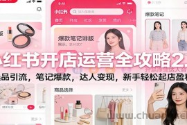 小红书开店运营全攻略2.0：选品引流，笔记爆款，达人变现，新手轻松起店盈利